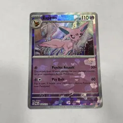 Espeon (Master Ball Pattern) 033/131 Sv: Prismatic Evolutions Holo Pokemon Nm - Image 1