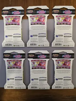 Pokemon Fusion Strike Sleeved Booster Packs X6 - Image 2