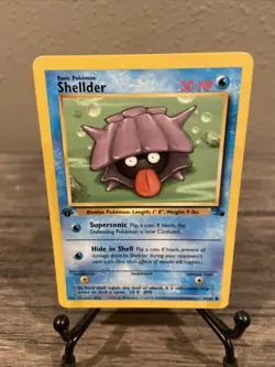 Pokemon TCG Shellder Fossil 54/62 Regular 1st Edition Common-LP!! - Image 1
