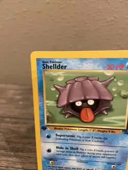 Pokemon TCG Shellder Fossil 54/62 Regular 1st Edition Common-LP!! - Image 2