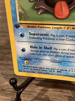 Pokemon TCG Shellder Fossil 54/62 Regular 1st Edition Common-LP!! - Image 4