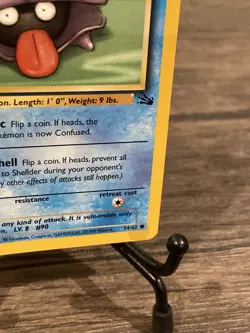 Pokemon TCG Shellder Fossil 54/62 Regular 1st Edition Common-LP!! - Image 5