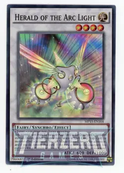 Yugioh Herald of the Arc Light MP15-EN164 Super Rare 1st Edition NM/LP - Image 1