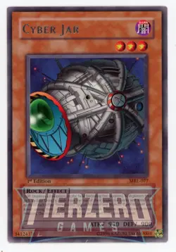Yugioh Cyber Jar MRL-077 Rare 1st Edition NM/LP - Image 1