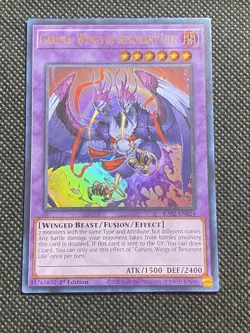 YuGiOh! - Garura Wings of Resonant Life RA02-EN024 Ultra Rare 1st Edition NM - Image 1