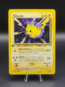 Pokemon Pikachu TCG Neo Genesis 1st Edition Common Card 70/111 - Image 2