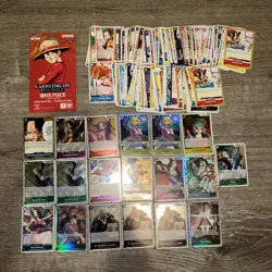 Op13 130 Card Bulk Lot Holo Common UC Rare Carrying On His Will One Piece Op-13 - Image 2