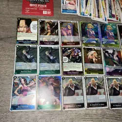 Op13 130 Card Bulk Lot Holo Common UC Rare Carrying On His Will One Piece Op-13 - Image 3