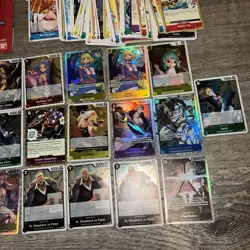 Op13 130 Card Bulk Lot Holo Common UC Rare Carrying On His Will One Piece Op-13 - Image 4