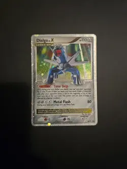 Pokemon Card Dialga LV. X DP37 Diamond & Pearl Promos - Damaged - Image 1