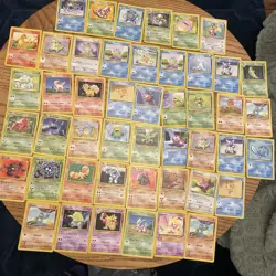 47 Vintage Pokemon Cards Bundle JOB LOT Early French Pokemon From 1999-2000 Lot1 - Image 1