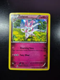 Pokemon Sylveon TCG Holo Promo Card XY XY04 Promo MP Condition - Image 1