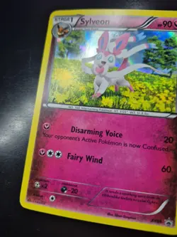 Pokemon Sylveon TCG Holo Promo Card XY XY04 Promo MP Condition - Image 3