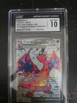 Charizard ex SVP056 Black Star Full Art Scarlet & Violet Pokemon Card PSA 10 - Image 3