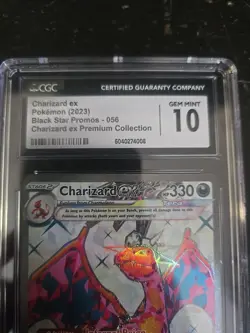 Charizard ex SVP056 Black Star Full Art Scarlet & Violet Pokemon Card PSA 10 - Image 5
