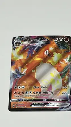 Pokemon TCG Charizard VMAX Darkness Ablaze Rare Holo Card 20/189 - Image 3