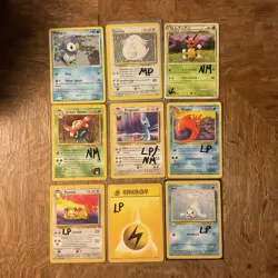 Pokemon TCG Vintage Lot of 9 Cards (Chansey Holo! Piplup Promo! 1st Edition!) - Image 1