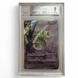 Celebi V Full Art Sword and Shield Fusion Strike Pokemon Card, BGS 9 - Image 1