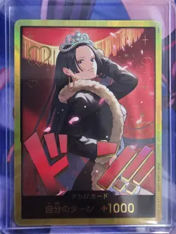 [US Seller]DON!! Boa Hancock GOLD EB03 Japanese ONE PIECE Card Heroines Edition - Image 1