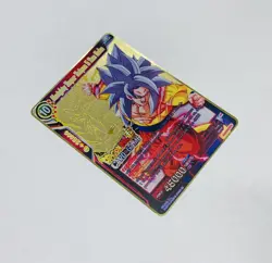 Almighty Super Saiyan 5 Son Goku - Dragon Ball Z Metal Gold Trading Card Tc1 - Image 2