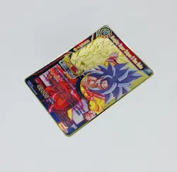 Almighty Super Saiyan 5 Son Goku - Dragon Ball Z Metal Gold Trading Card Tc1 - Image 3