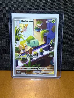Pokemon TCG Bulbasaur Card 143/142 Stellar Crown Illustration, Rare - Image 1