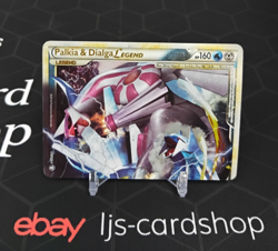 Palkia & Dialga Legend Triumphant 101/102 Holo Damaged Pokemon Card TK - Image 1