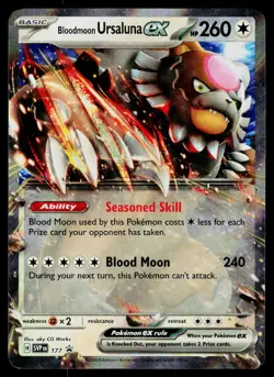 Bloodmoon Ursaluna ex 177 SV: Scarlet & Violet Promo Cards Promo - Image 1