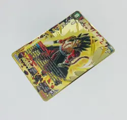 SS4 Vegeta A Light In The Dark Dragon Ball Z Metal Gold Etched Trading Card Tc1 - Image 3