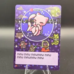 Mewie 79 - Pokiebubies V1 1st Edition - Chef Ken Lee - Fan Art/Non-TCG Card - Image 1