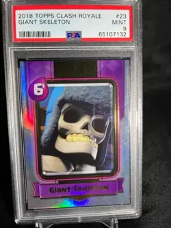 2018 Topps Clash Royale EPIC Card Giant Skeleton PSA 9 1st ever graded - Image 1