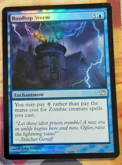Rooftop Storm (Foil) MTG Innistrad (ISD) (LP) - Image 1