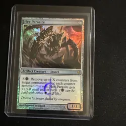 Hex Parasite New Phyrexia Foil Near Mint mtg - Image 1