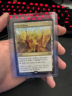 City of Brass #321/331 Rare - NM MTG Magic: Double Masters 2022 (2X2): - Image 1