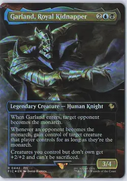 Garland, Royal Kidnapper (Borderless) R Commander: FINAL FANTASY 442 NM - Image 1