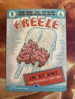 MTG Showcase Brain Freeze Secret Lair: An Encyclopedia of MagicT - Image 1