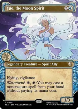 Yue, the Moon Spirit Showcase Avatar: The Last Airbender NM MTG - Image 1