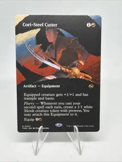 Cori-Steel Cutter (Borderless) Tarkir: Dragonstorm Regular New!! NM - Image 1
