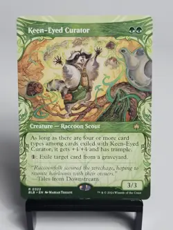 Magic The Gathering - Bloomburrow - Keen-Eyed Curator - Showcase - Image 1