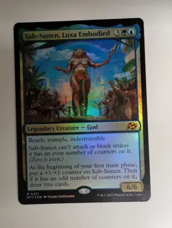 MTG - Sab-Sunen, Luxa Embodied - DFT - M - Foil - 221 - Image 1