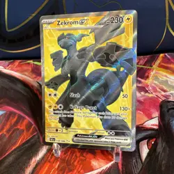 Zekrom EX 158/086 Black Bolt Near Mint English Pokemon Card Ultra Rare - Image 3