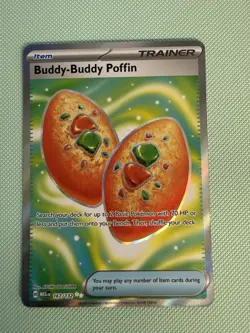 Buddy-Buddy Poffin 167/132 Mega Evolution Holo NM English - Pokemon - Image 1