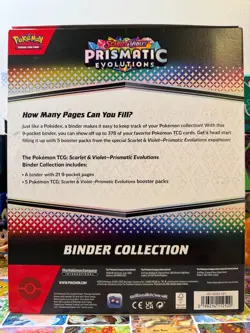 Pokemon TCG Prismatic Evolutions Binder Collection New/ Sealed - Image 3