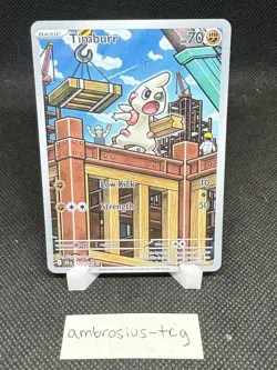 Timburr 125/086 Illustration Rare SV: Black Bolt Pokemon TCG - Image 1