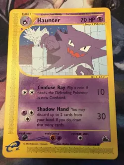 2003 Pokemon Skyridge E Reader Haunter 63/144 Common - Image 1