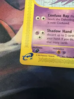 2003 Pokemon Skyridge E Reader Haunter 63/144 Common - Image 4