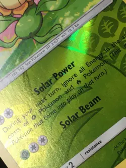 Pokemon TCG Sunflora 8/236 Reverse Holo Rare SM Cosmic Eclipse LP - Image 2