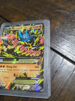 Pokemon TCG Mega Lucario EX 55/111 Holo Rare Furious Fists 2014 - Image 2