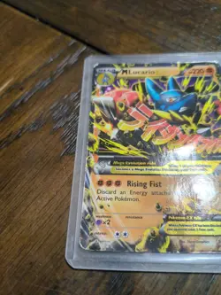 Pokemon TCG Mega Lucario EX 55/111 Holo Rare Furious Fists 2014 - Image 3