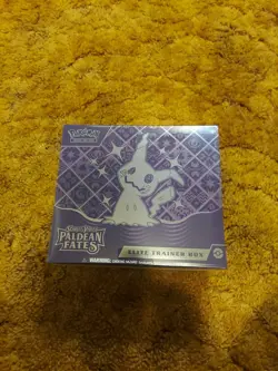 Nintendo Pokemon TCG Scarlet & Violet Paldean Fates Elite Trainer Box - 9 Packs 820650856181 - Image 1